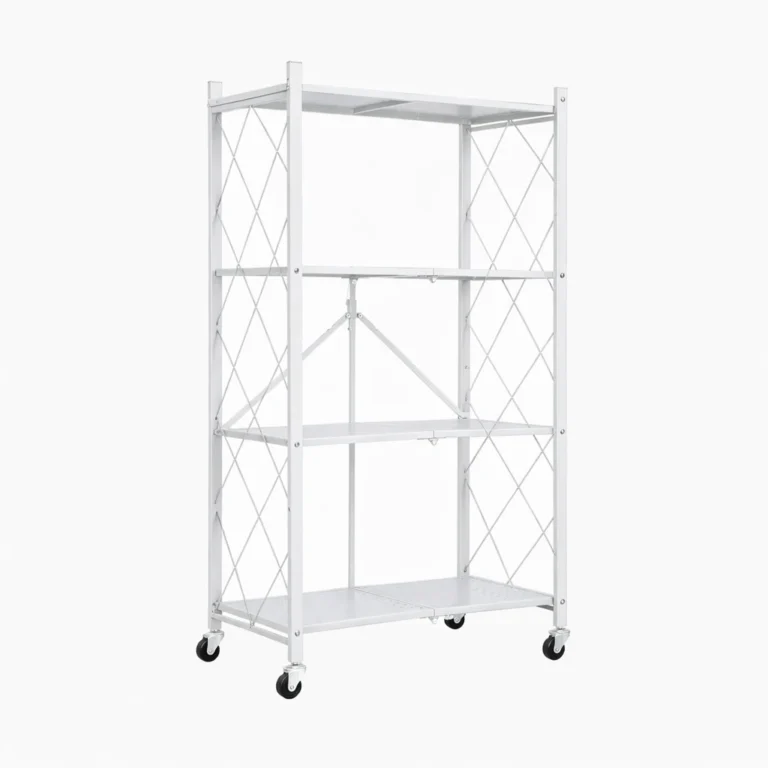 Estante Plegable Blanco 4 Niveles